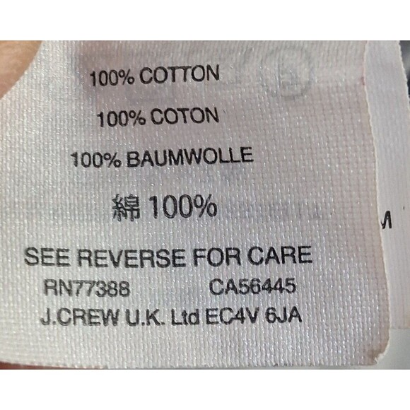 J. Crew Brushed Midweight Cotton Stripe Shirt H4831 Size L - Picture 15 of 16